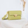 Ammyla Kožená kabelka MiniMe (hrášková zelená) kolekcia Mini Midi Maxi