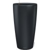 Váza na rastliny Lechuza Rondo Premium matný plast Ø 40 cm H 75 cm čadičovo sivá vrátane zavlažovacieho systému pre zeminu
