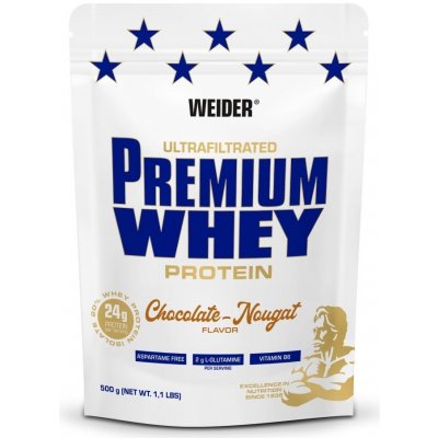 Weider Premium Whey Protein, 500 g Príchuť: chocolate-nougat
