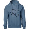 Súhvezdie - Leo - Lev - Oversized mikina dámská Moon - kratšia + širšia - L ( Denim )
