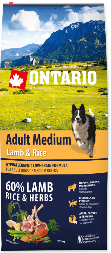 Ontario Adult Medium lamb 12 kg