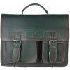 Kožená taška Greenburry BUFFALO 1128/NB-30 zelená