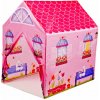 PIXINO Dětský stan na hraní Růžová vilka