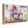 Merkur - Domeček pro panenky, 34x39x25 cm, 354 dílků