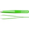 Nippes Solingen Pinzeta zelená, zalomená, nerez 9,5 cm