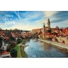 Český Krumlov nástenný na šírku 2026