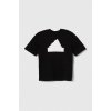 Detské bavlnené tričko adidas čierna farba, s potlačou IS4410 164