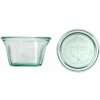 Zavárací poháre WECK Quadro 290 ml s viečkom, set 6 ks