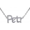 Silvego Strieborná retiazka s menom Peter JJJ2237N-Petr