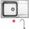 Sinks Grand 790 + Elasta nehrdzavejúca oceľ/sivý