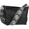 NovaKabelka.sk Batilda Nera s prídavným popruhom XI kožená talianska crossbody kabelka čierna