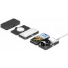 ER POWER MagSafe 3-in-1 Snap Travel Charger 2m Cable MFW - Čierna