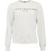 Dámska mikina Tommy Hilfiger, CHEST LOGO CREW NECK biela,tmavo modrá M