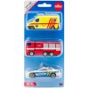 SIKU Set mix policie, hasiči, ambulance