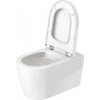 Duravit ME by Starck - Závesné WC Rimless set, biela 45290900A1