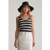 Gant STRIPED TANK BLACK