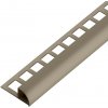 SP15/1 ukončovacia lišta C, štvrťoblúk, s vymedzovačom, ACARA, PVC sivobéžová, 8 mm, 2,5 m