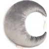 Nobodinoz Vankúš mesiac Pierrot Velvet: Slate Grey
