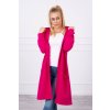 Dámsky kardigán s kapucňou oversize MI0044 fuchsia