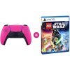 PlayStation 5 DualSense Ovládač – Nova Pink + LEGO Star Wars: The Skywalker Saga – PS5