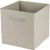 DOCHTMANN Box Callax, úložný box z manšestru, béžový 31x31x31cm
