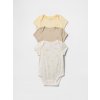 GAP Baby body, 3 kusy Viacfarebná 3-6M Viacfarebná Viacfarebná
