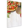 Vertikálny foto obraz sklenený Pizza 50x100 cm