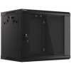 Lanberg LANBERG RACK CABINET 19” WALL-MOUNT 9U/600X450 (FLAT PACK) V2 BLACK