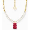 THOMAS SABO x HARIBO náhrdelník Red goldbears & pearls KE2207-430-10