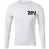 TackleBait Logo Tričko s dlhým rukávom Biele M