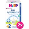 2x HiPP 2 BIO Combiotik pokračovacia mliečna dojčenská výživa , od uk. 6. mesiace, 700 g