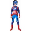 FunCo Detský kostým Superhrdina Kapitán Amerika s maskou 110 – 122 M 0643985748149