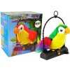 LEAN TOYS Papagáj opakujúci slová zelený