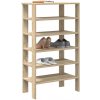 vidaXL Regál na topánky dub sonoma 61x32x105 cm spracované drevo