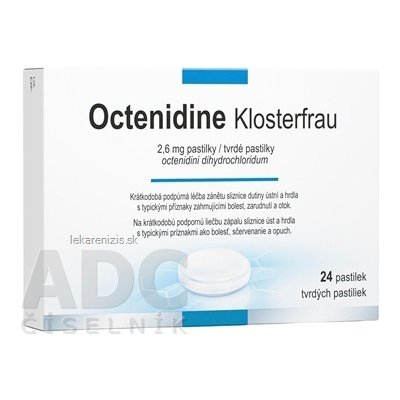 Octenidine Klosterfrau pas ord 2,6 mg 24 ks