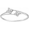 Silvego Zlatý prsteň Deidra s Brilliance Zirconia z bieleho 14kt zlata FNNNP229BRGW
