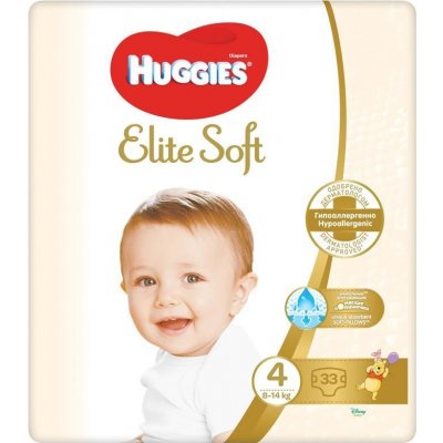 HUGGIES Elite Soft 4 8 - 14 kg 33 ks