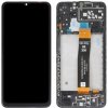 LCD Displej + Dotykové sklo Samsung Galaxy A04s - originál Farba: Čierna + rám