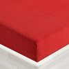 Froté napínacie prestieradlo FR-007 Sýto červené 200 x 220 - výška 20 cm