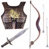 Set pre lukostrelca – luk, meč, brnenie