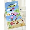 Disney Jerry Fabrics Detská plážová osuška Hello Summer Bavlna 70x150 cm