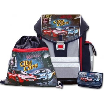 EMIPO ERGO aktovkový ONE City Cars 3-dielny