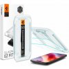 Apple iPhone Air Spigen GlastR EZ Fit tvrdené sklo ochranná fólia, s rámikom na jednoduchú inštaláciu, balenie 2 ks, priehľadné