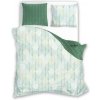 Faro Bavlnené saténové obliečky MILAGRO VERDE 014 160x200 cm + 2x 70x80 cm biele/zelené