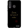 Picasee silikónový čierny obal pre Huawei P30 Lite - Cursed