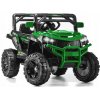 Trojmotorové elektrické SUV Buggy v zelenej farbe s rodičovským diaľkovým ovládaním