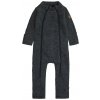 Merino overal s dvojitým dlhým zipsom Mikk-Line - sivý Anthracite Melange Veľkosť: 68