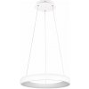 Biele LED stmievateľné závesné svietidlo s kovovým tienidlom ø 62 cm Cardona – Trio
