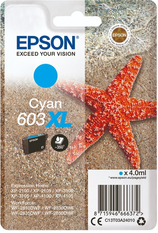 Epson 603XL Cyan - originálny