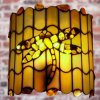 Nástenná jantárová Tiffany 23*23 AMBER